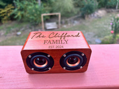 Personalized Wooden Bluetooth Speaker, Wireless Speaker