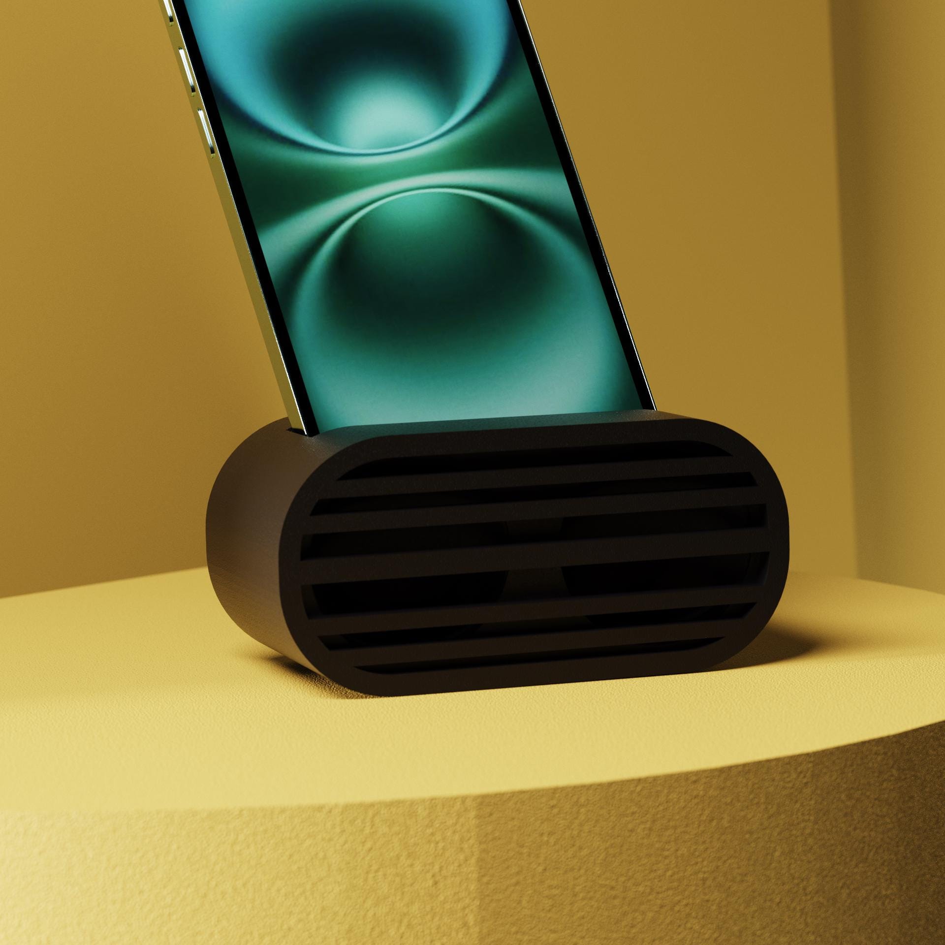 3D-Printed Phone Amplifier Stand: Acoustic Passive Speaker, Modern Decor