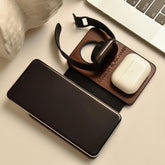 Personalized Wireless Charging Station, Custom Wood Charger Stand, iWatch & AirPods Charger, Engraved Dock, Gift for Him