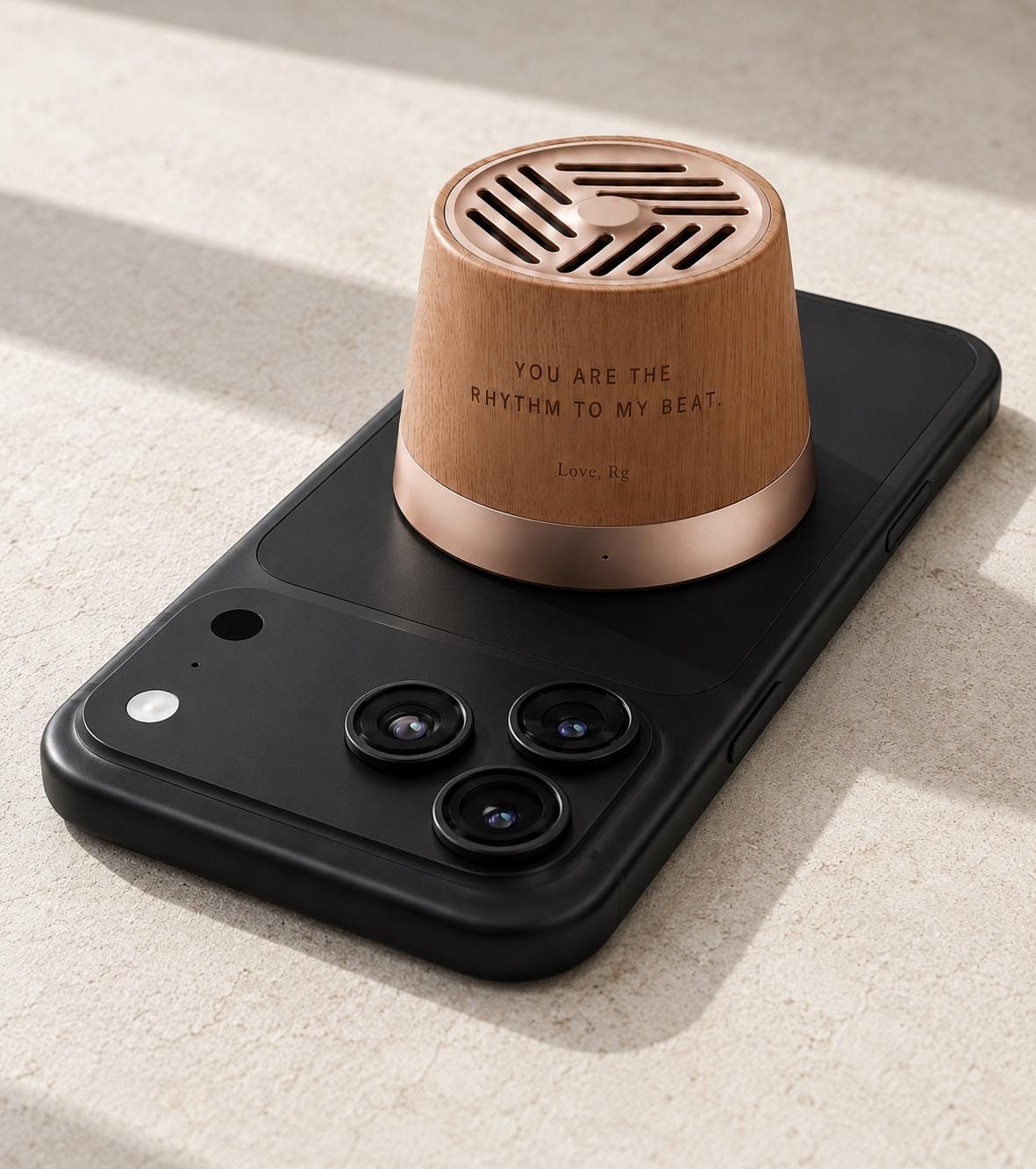 Wooden Phone Speaker with Custom Engraving