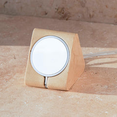 MagSafe Charging Station for iPhone & Apple Watch | Stone Charging Dock | Minimalist Nightstand Charger