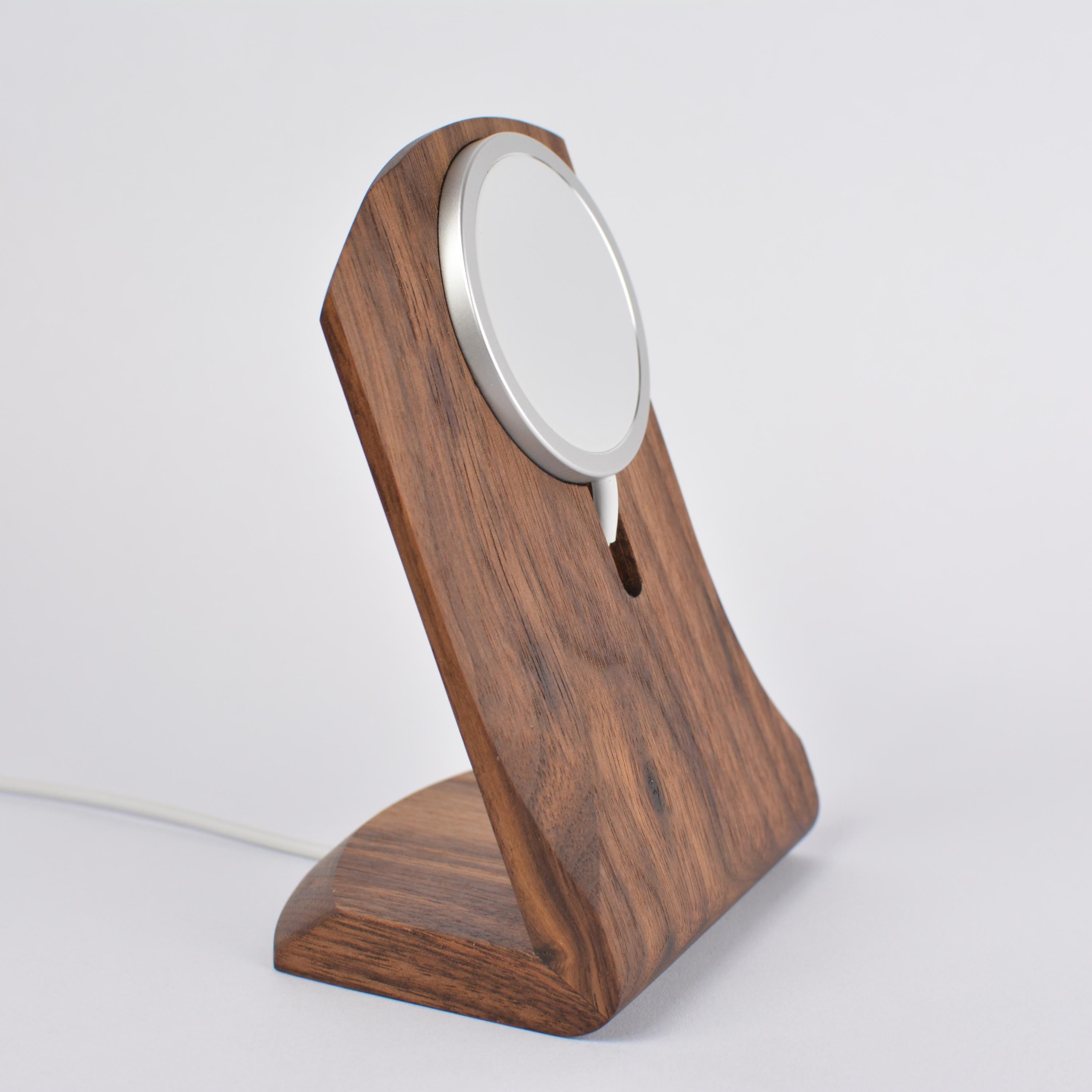 Wood iPhone MagSafe Charging Stand