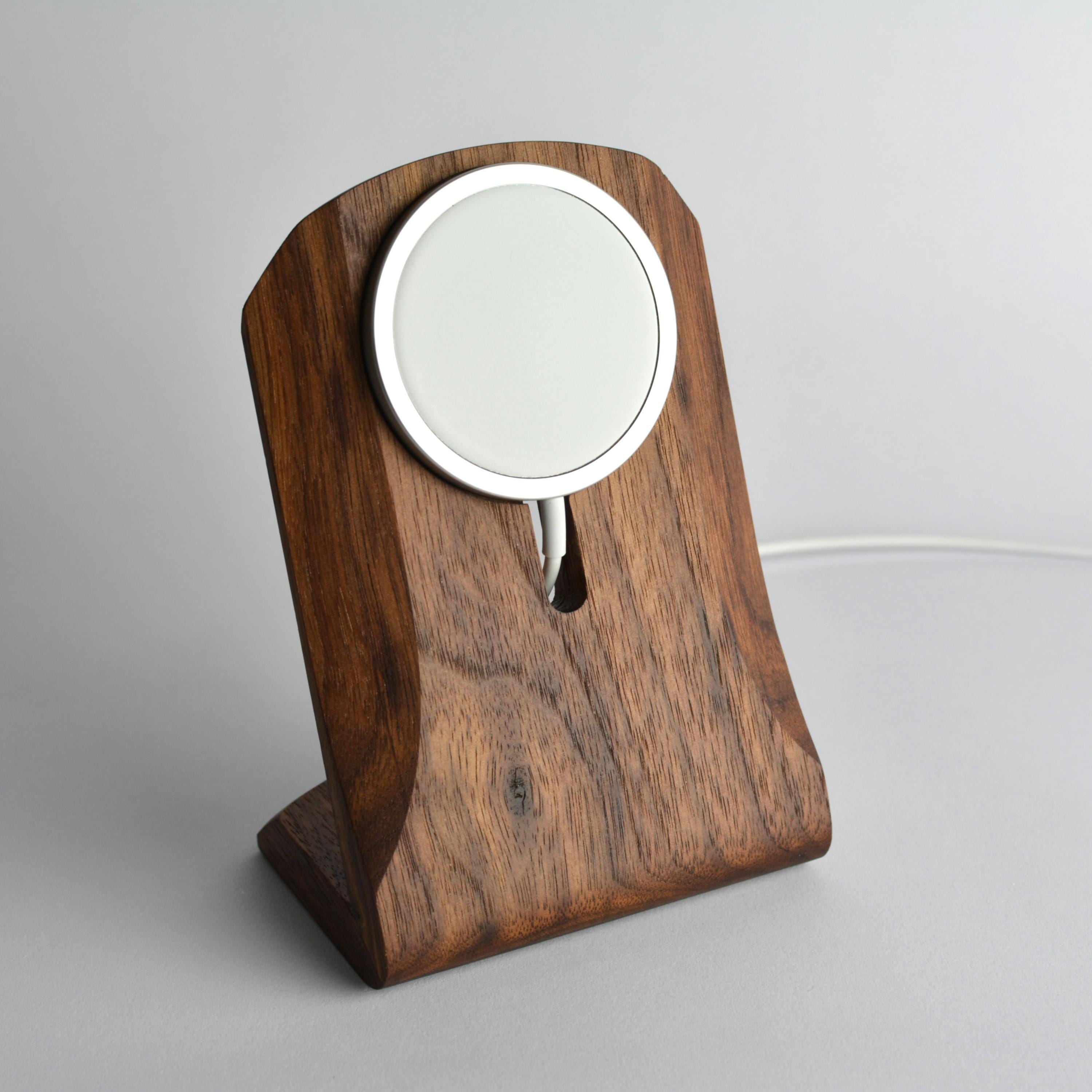 Wood iPhone MagSafe Charging Stand